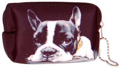 Kleine etui/klein toilettasje Franse Buldog