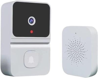 Draadloze WIFI Deurbel - Visuele Deurviewer - Veilig Thuis - Gratis Cloudopslag - 10mm - Wit