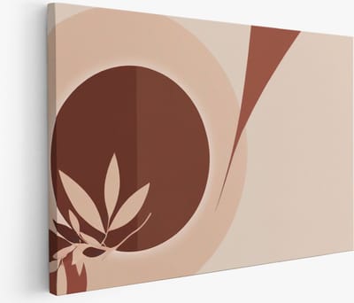 Saammp - Muurcirkel Hout - Hart bij het strand - Zee - Duinen - Ø 80 - Wandcirkel - Wanddecoratie Cirkel - muurdecoratie Woonkamer - Slaapkamer decoratie - Rond Schilderij