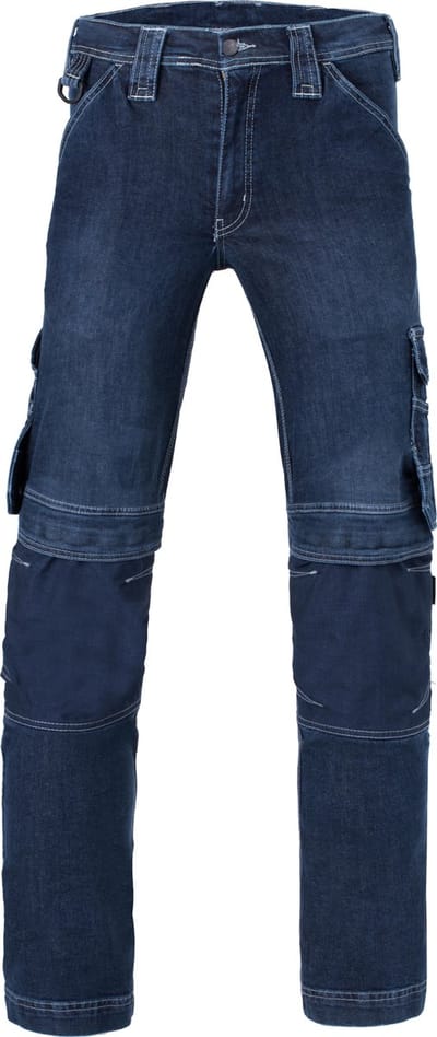 HAVEP herenjeans - Attitude 7442 - met kniezakken - blauw - maat 34-32