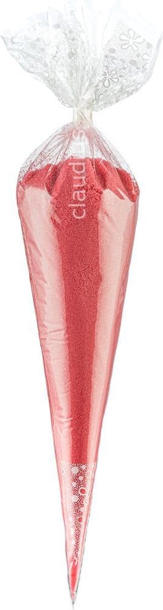 Scrubzout Fruity Melon in puntzak wit - 500 gram - set van 6 stuks - Hydraterende Lichaamsscrub