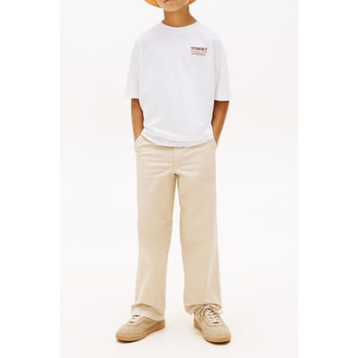 Tommy Hilfiger Boys Basketball Graphic Tee White Größe: 7 | T-Shirts Outlet | kids | Weiß