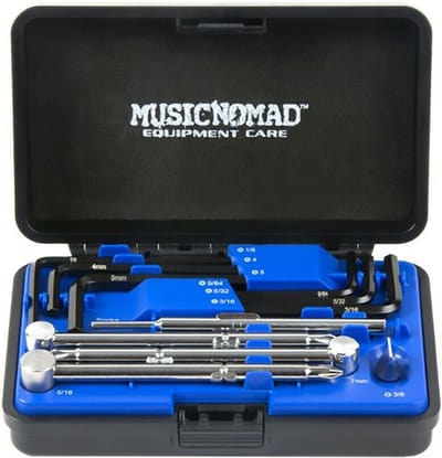 MusicNomad MN235 Truss Rod Wrench Set 11 stuks - sleutels voor halspen