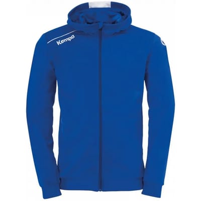 Kempa Player Hood Jacket Heren - sportvest - blauw/wit