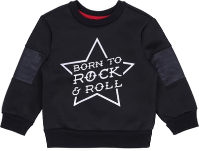Zwarte trui Born To Rock