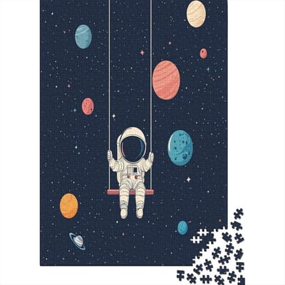 Ruimte Puzzel - Legpuzzel - Ontspanning - Hoge resolutie print - 75 x 50 cm - Gekleurd