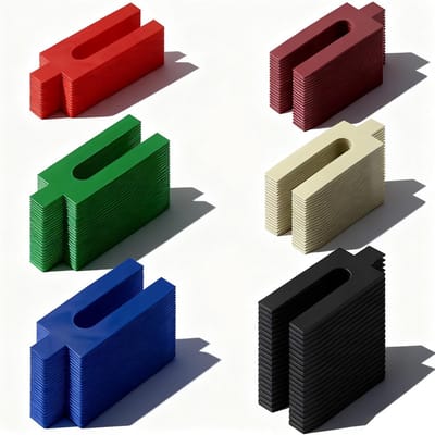 Beglazingsblokken 150 stuks 1-6 mm compensatieplaten 6 kleuren PP-kunststof U-vorm voor raam deur terras vloer timmerwerk
