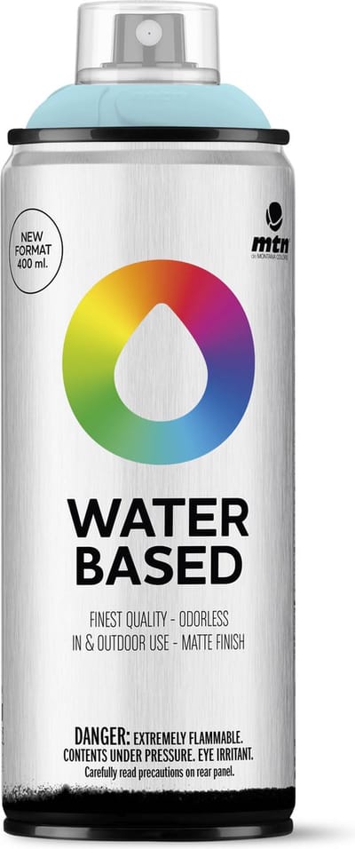 MTN Water Based Spuitbus - verf op waterbasis - RV-326 Gumball Blue - 400ml