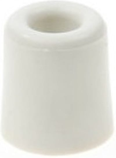 Deurbuffer / deurstopper - 2x - wit - rubber - 35 x 30 mm - deurstop