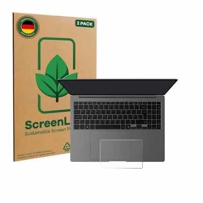 2 Stuks Screenprotector voor Samsung Galaxy Book5 Pro 16" (Touch Trackpad) - Hoogwaardige Beschermfolie transparant