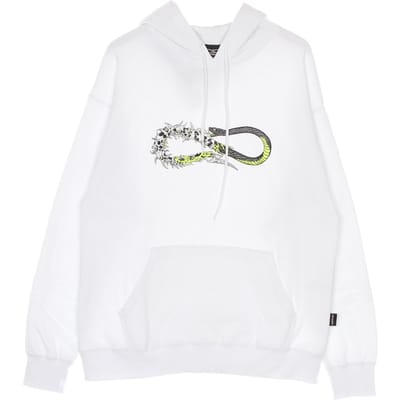 Herenhoodie Sjaalhoodie Wit