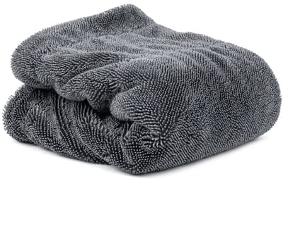 Glossio Absorberende Zachte Droogdoek voor een Streeploos Resultaat 1200gsm Medium (40 x 60cm) Grijs
