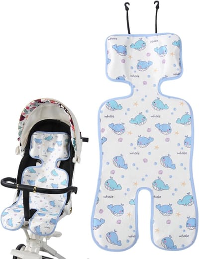 Aurixi® Koelmat Baby - Koelmat - Koel Mat Baby - Blauw - 33cm x 25cm x 25cm