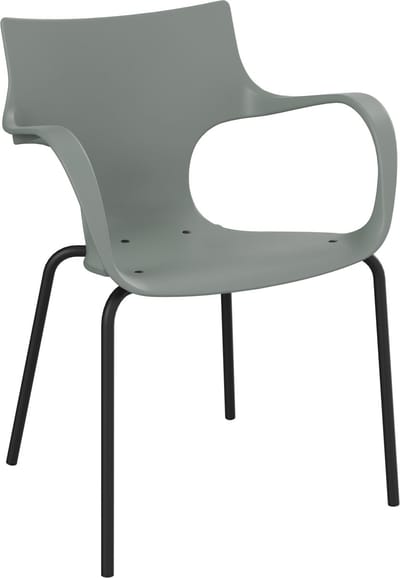 Workliving Jim Stoel - Lichen - Zwart Onderstel