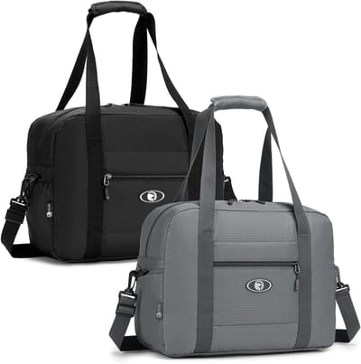 Reisweekendtas 40x30x15 cm - Vouwbare Handbagage voor KLM en British Airways - Lichtgewicht Sporttas voor Mannen en Vrouwen - 20L Cabin Luggage