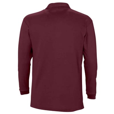 SOLS Volwassen uniseks Winter II poloshirt met lange mouwen (Bourgondië)
