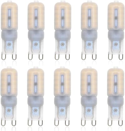G9 LED-lampen 10 Stuks | 5W 400 Lumen | Flikkerveilig Warm Wit 3000K | Vervangt 40W Halogeen