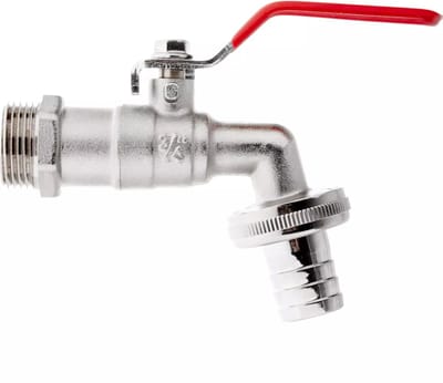 GEKO IBC set - 3/4'' tap met externe draad en slanguitgang - duurzaam en eenvoudig te installeren