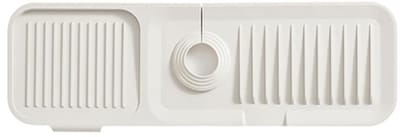 Dailygoods- Wastafelkraanmat Spatwaterdicht - Siliconen - Herbruikbaar - Gootsteenkraan Pad - 14x45x1,7 cm - Veiligere Grip - Spatmat