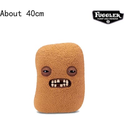 Fuggler Originele Grote Knuffel Pluche Pop Chunky Fuggs Octopus Olifant Monster Kipnugget Sierkussen Pluche Speelgoed Cadeau brown