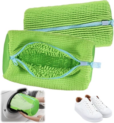 Multifunctionele Waszak voor Schoenen - 2 Stuks, Bescherming voor Trainers, Herbruikbare Waszak voor de Wasmachine, Anti-Deformatie, Ideaal voor Sport- en Casualschoenen