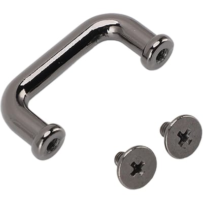 20 Sets Boogbrug Gesp 21x10.5x7mm Metaal Galvaniseren D-ring Gesp Kettingriem Connector voor grijze kleur