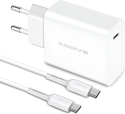 Snellader met USB C naar USB C Kabel - 1 Meter - 45W - Super Fast Charger