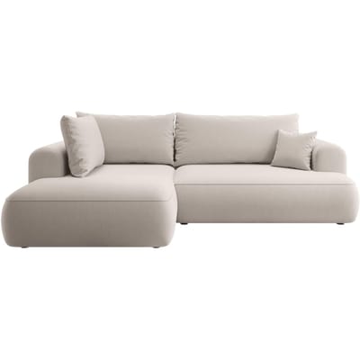 Hoekbank Philipa links velvet met slaapfunctie | NADUVI Collection
