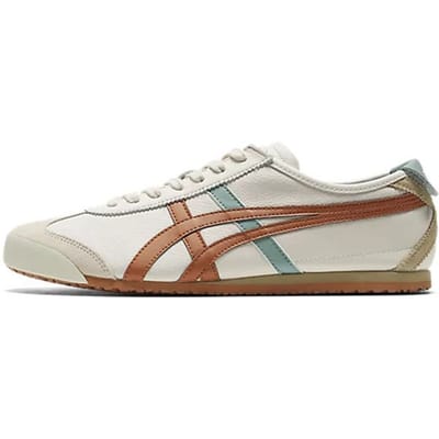 Onitsuka Tiger Mexico 66 Crème Piquant Oranje Unisex Sneakers Wit 1183A201-116 37.5 beige