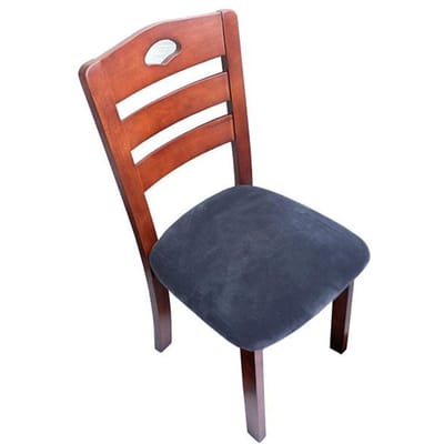 Housse de chaise extensible en velours extensible, protection de siège solide, étui de siège élastique pour salle à manger, ordinateur, plage universal sizes gris