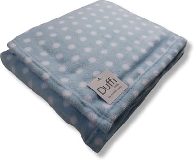 Baby Deken - Knuffeldeken Kleintjes - Voor Kinderwagen - Zacht Koraalrood - 110 x 140 - Blauw