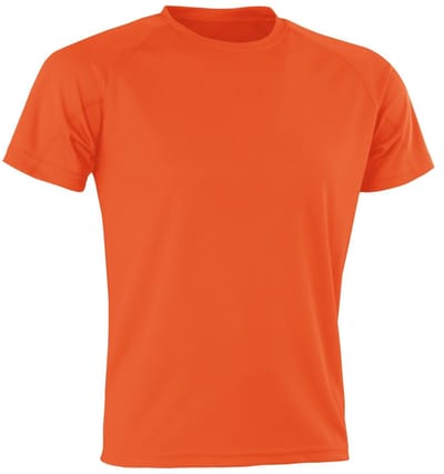 Spiro Heren Aircool T-Shirt (Oranje)