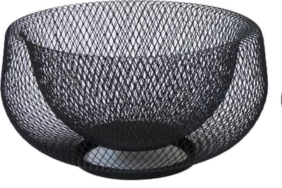 Kela Keuken Marlo Fruitmand - Metaal - Ø22.5 cm - Zwart