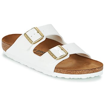 Birkenstock Arizona Slippers - Wit Patent - Narrow Fit - Maat 36 - Dames