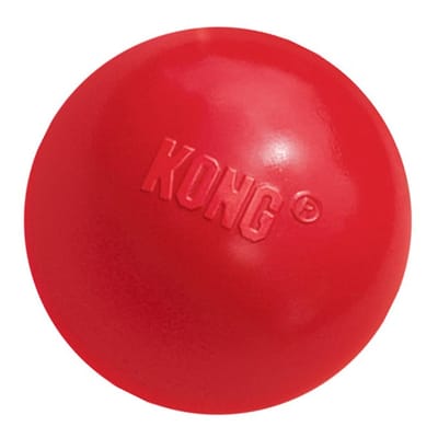 Kong Bal Medium - Bal - Diameter 8 cm - Rood