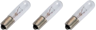 Signaallamp Ba9s 24V 3W - 125 mAh - 3 stuks - T10 Gloeilamp Ø10mm - 40mm - 2500K - Dimbaar