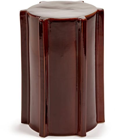 Serax Marie Michielssen Pawn kruk bijzettafel D31.3cm h45.4cm donkerbruin
