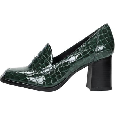 Tamaris Trotteur Pumps groen Textiel - Maat 37