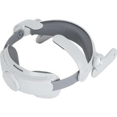 Sangle de tête VR Réglable Poids d'équilibre Bandeau de protection pour casque VR avec coussin de tête white