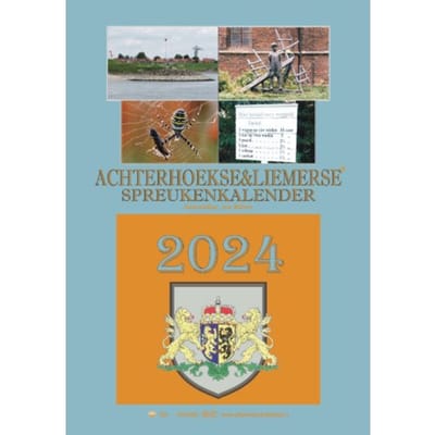 Achterhoekse & Liemerse Spreukenkalender 2024 - Arie Ribbers