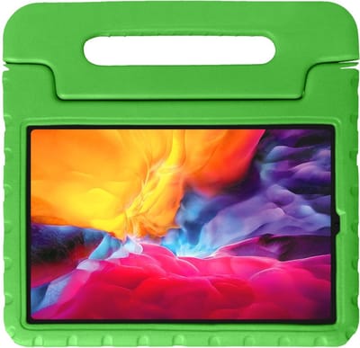 Hoesje - Geschikt voor Apple iPad Pro (2018) - 12.9 inch - Kinderhoes Shockproof Bumper - Kidsproof Case - Tablet Hoes - Kinder Hoes Cover - Groen