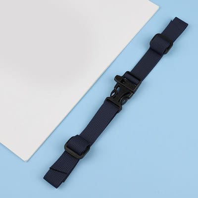 Rugzak Borstharnas Riem Webbing Sternum Verstelbare Rugzak Heavy Duty Borstband Wandelen En Joggen Antislip Trekriem marineblauwe kleur