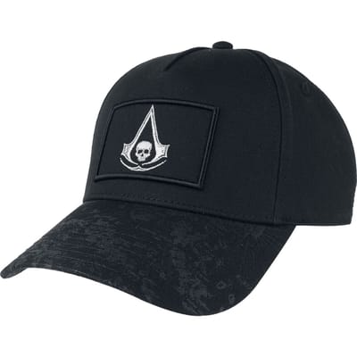 Assassin's Creed - Assassin's Creed Black Flag Logo Verstelbare pet - Zwart
