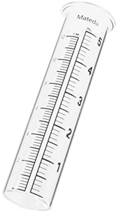 Capaciteit Regenmeter Glas 5" - Perfect voor Tuin en Buiten