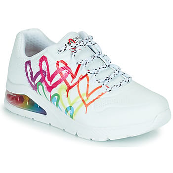 Skechers Uno 2 Floating Love Sneakers wit - Dames