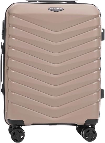 Hardschalen Koffer - Reiskoffer Trolley - Veilig Reizen - Krasbestendig Polypropyleen - 38 Liter - Bruin
