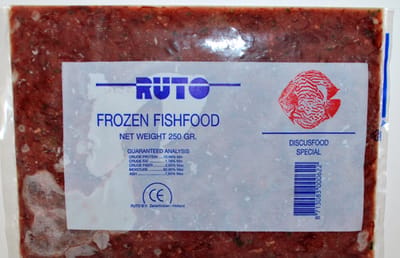 Ruto Discusfood Special diepvries mixvoer voor discusvissen 250 gram flatpack Diepvries