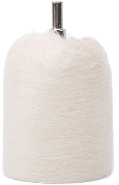 Polijstwiel Doek - Polijstschijf Buffer - Metaal Bewerken - Duurzaam Katoen Materiaal - 60 mm Diameter - Wit