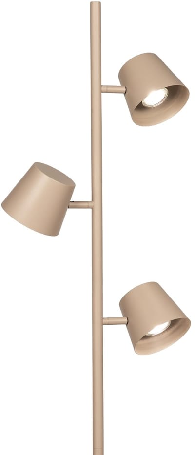 Lumidora Vloerlamp 75751 - SYDNEY - 3 Lichts - GU10 - Taupe - Metaal