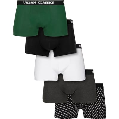 Urban Classics - 5Pack Boxershorts set - L - Multicolours